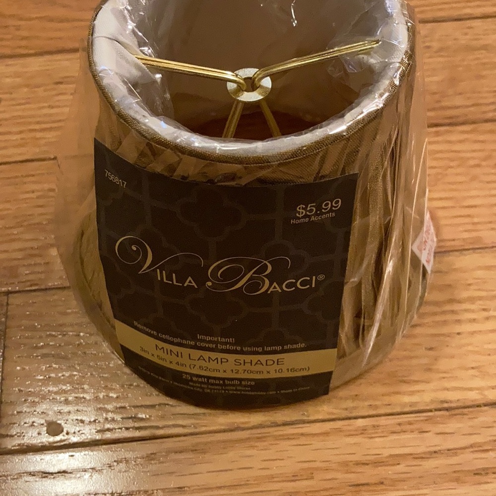 Villa Bacci Mini Lamp Shade. NWT